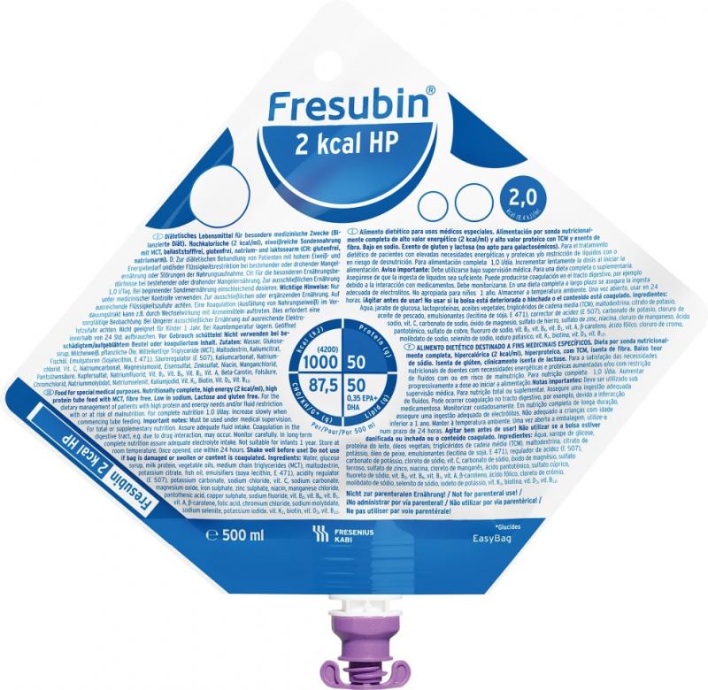 Fresubin 2kcal HP Poche de 500 ml Nutrition entérale Nutrition